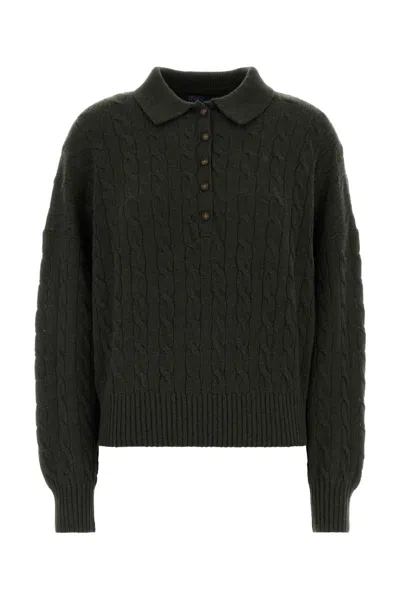 Polo Ralph Lauren Cashmere Wool Polo Jumper In Multi