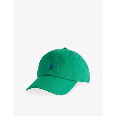 Polo Ralph Lauren Womens Billard Green Iconic Chino Cotton Baseball Cap
