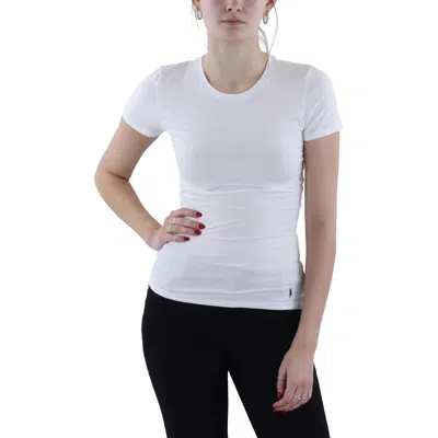 Polo Ralph Lauren Womens Cotton Blend Short Sleeve T-shirt In White