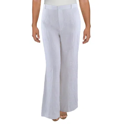 Polo Ralph Lauren Womens High-rise Linen Wide Leg Pants