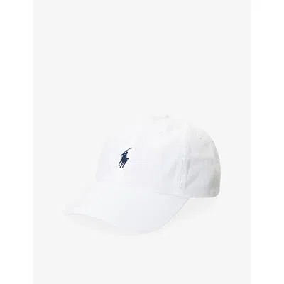 Polo Ralph Lauren Womens  Logo-embroidered Cotton Baseball Cap