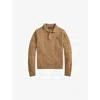 Polo Ralph Lauren Womens Collection Camel Melange Brand-embroidered Wool And Cashmere Jumper In Brown