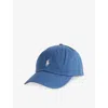 Polo Ralph Lauren Womens Earth Blue Iconic Chino Cotton Baseball Cap