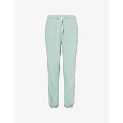 Polo Ralph Lauren Womens Logo-embroidery Lightweight Fleece Athletic Cotton-jersey Jogging Bottoms Essex Green