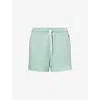Polo Ralph Lauren Womens Logo-embroidery Raw-hem Cotton-jersey Shorts Essex Green Xs