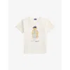 Polo Ralph Lauren White Polo Bear T-shirt In Neutral