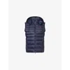 Polo Ralph Lauren Womens Rl Navy Logo-embroidered Padded Waterproof Gilet In Blue