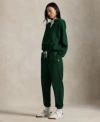 Polo Ralph Lauren Womens Shrunken Fit Fleece Hoodie Drawstring Sweatpants