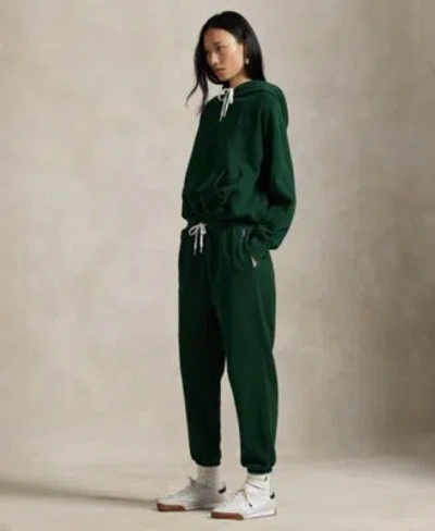 Polo Ralph Lauren Womens Shrunken Fit Fleece Hoodie Drawstring Sweatpants In Multi