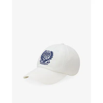 Polo Ralph Lauren Womens White  X Wimbledon Logo Cotton Baseball Cap
