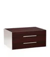 Polo Ralph Lauren Wood Veneer Hilding Writer's Box In Brown