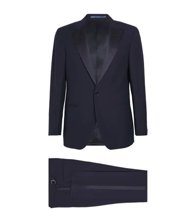 Polo Ralph Lauren Wool 2-piece Tuxedo In Navy