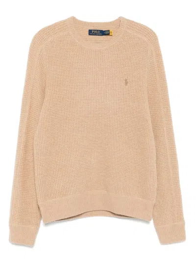 Polo Ralph Lauren Polo Pony Sweater In Brown