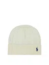 Polo Ralph Lauren Wool And Cashmere Beanie In Neutral