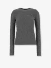 Polo Ralph Lauren Wool And Cashmere Blend Sweater In Gray