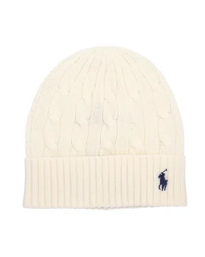 POLO RALPH LAUREN WOOL & CASHMERE CABLE BEANIE
