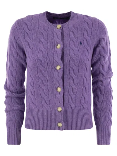 Polo Ralph Lauren Cardigan In Purple