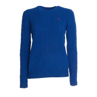 Polo Ralph Lauren Cotton Crew-neck Sweater In Royal
