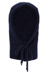 Polo Ralph Lauren Wool & Cashmere Cable Knit Hood In Blue