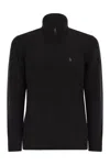 Polo Ralph Lauren Wool And Cashmere Cable Knit Jumper In Black
