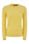 Polo Ralph Lauren Wool And Cashmere Cable-knit Sweater