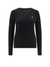 Polo Ralph Lauren Wool And Cashmere Cable Knit Sweater In Black