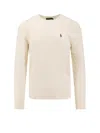 Polo Ralph Lauren Wool And Cashmere Cable Knit Sweater In Neutral