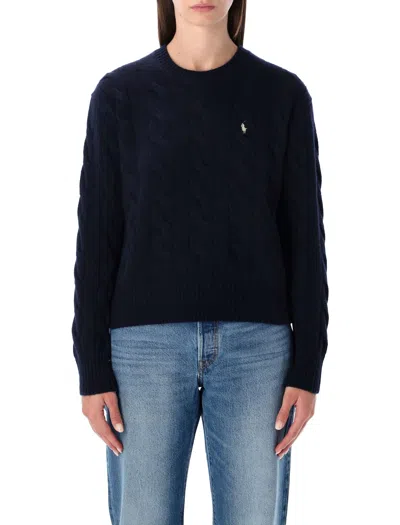 POLO RALPH LAUREN POLO RALPH LAUREN WOOL AND CASHMERE CABLE-KNIT SWEATER
