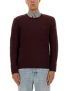 Polo Ralph Lauren Sweater In Burgundy