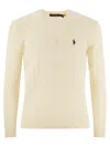 Polo Ralph Lauren Cable-knit Wool-cashmere Sweater In Neutral