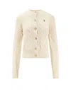 Polo Ralph Lauren Wool And Cashmere Cardigan In Neutral