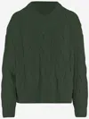 Polo Ralph Lauren Wool And Cashmere Knit In Green