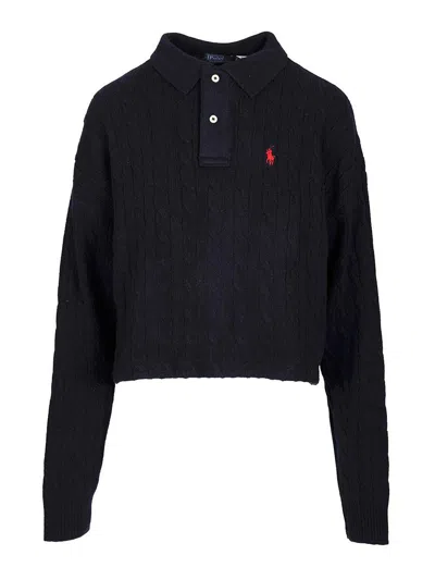 POLO RALPH LAUREN WOOL AND CASHMERE POLO SHIRT
