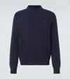 POLO RALPH LAUREN WOOL AND CASHMERE POLO SWEATER