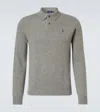 POLO RALPH LAUREN WOOL AND CASHMERE POLO SWEATER