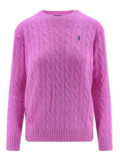 Polo Ralph Lauren Wool And Cashmere Shirt In Purple