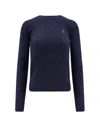 Polo Ralph Lauren Wool And Cashmere Sweater In Blue