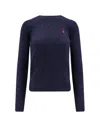 Polo Ralph Lauren Wool And Cashmere Sweater In Blue