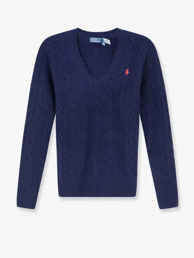 Polo Ralph Lauren Wool And Cashmere Sweater In Blue