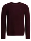 Polo Ralph Lauren Wool And Cashmere Cable Knit Sweater In Red