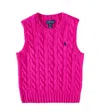 Polo Ralph Lauren Polo Pony-embroidered Vest In Pink