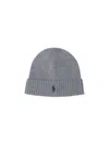 Polo Ralph Lauren Cappello Beanie In Lana In Grey
