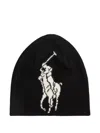 Polo Ralph Lauren Wool Beanie Hat In Black
