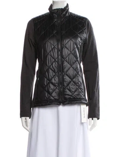 Pre-owned Polo Ralph Lauren Wool Biker Jacket In Gray