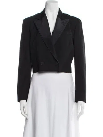 Pre-owned Polo Ralph Lauren Wool Blazer In Black