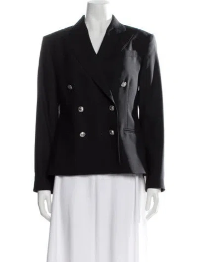 Pre-owned Polo Ralph Lauren Wool Blazer In Black
