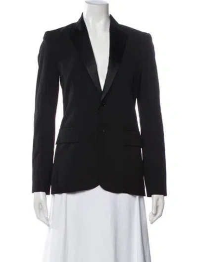 Pre-owned Polo Ralph Lauren Wool Blazer In Black
