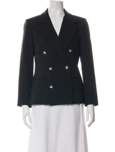 Pre-owned Polo Ralph Lauren Wool Blazer In Black