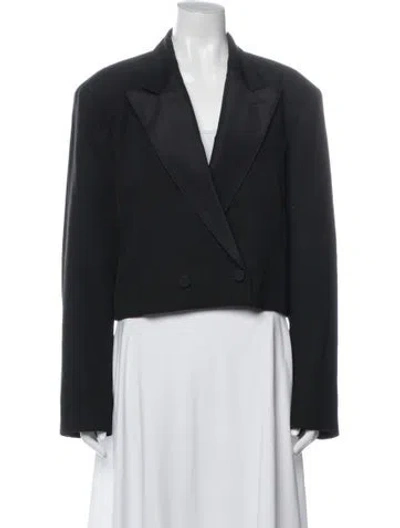 Pre-owned Polo Ralph Lauren Wool Blazer In Black