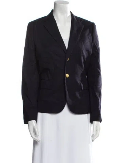Pre-owned Polo Ralph Lauren Wool Blazer In Blue